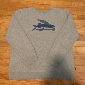 Patagonia Men’s “fish lure” crewneck sweatshirt
